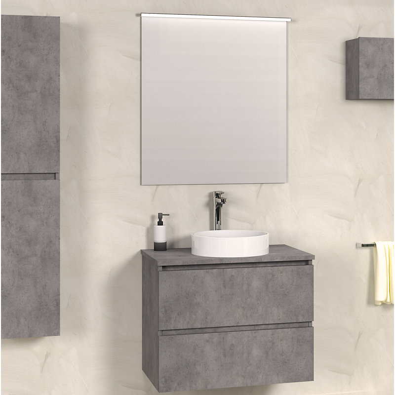 Symple Stuff Bathroom 700mm Wall Hung Single Vanity Unit Wayfair.co.uk